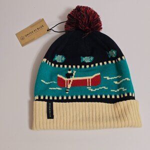United by Blue Canoe Beanie with pom pom.